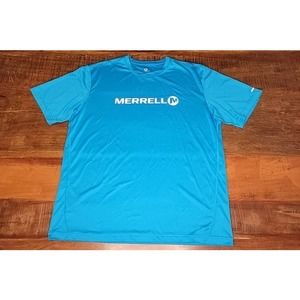 Merrell - Turquoise Select Wick Short Sleeve Shirt - Sz XL